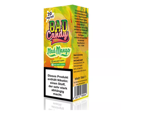 [BCNSMM20] Bad Candy - Salts - Mad Mango 10ml 20mg/ml Nikotinsalz